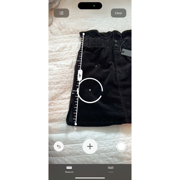 NWT Black Label by  C'est Toi Velvet Black Mini Skirt - Picture 7 of 7